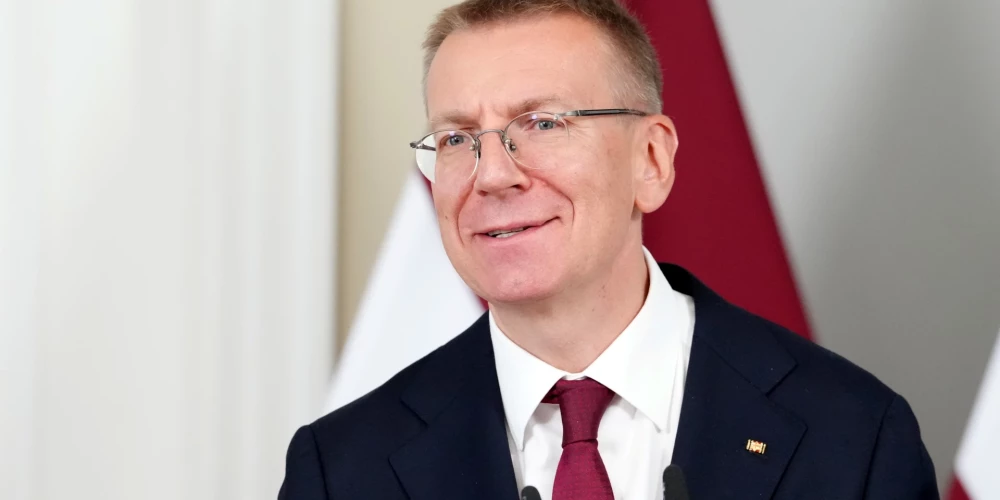 Latvijas Valsts prezidents Edgars Rinkēvičs.