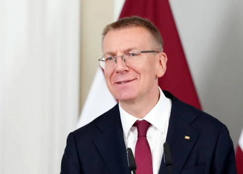 Latvijas Valsts prezidents Edgars Rinkēvičs.