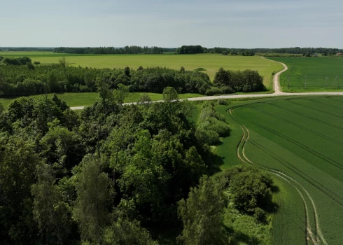 Lauku ainava Degoles pagastā.