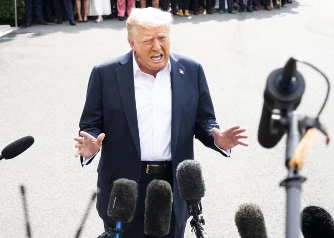 Tramps nācis klajā ar jaunu paziņojumu par ieročiem NATO sabiedrotajiem un Ukrainu