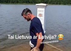 "Kur te Latvija, kur Lietuva?": lietuvietis brīnās par robežstabiem ezerā