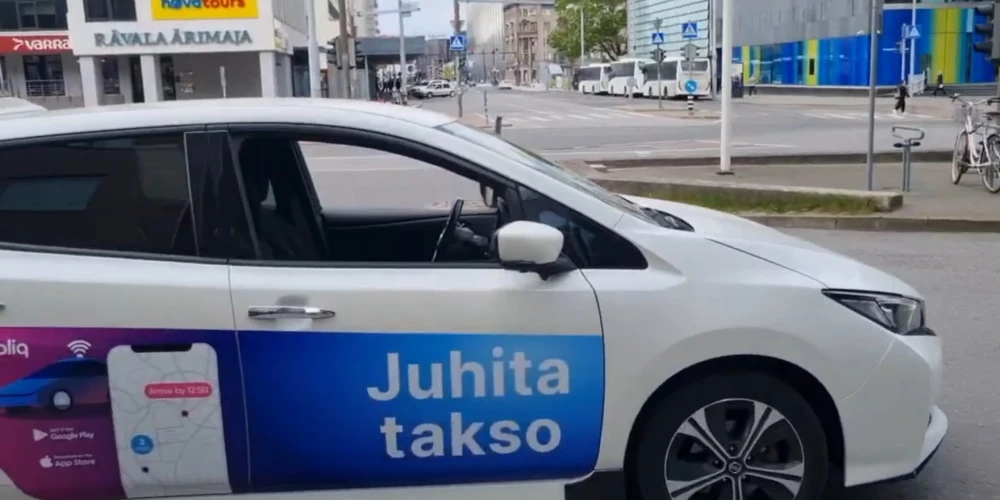 С июля по улицам Таллина ездят дистанционно управляемые такси.