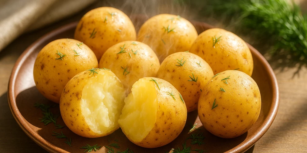 Jaunie kartupeļi mundierī
