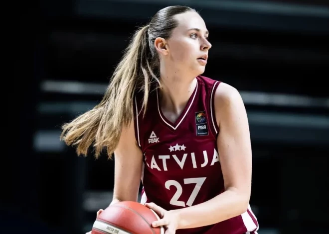 Latvijas U-18 izlases līdere Anna Liepiņa starp labākajām Eiropas čempionātā