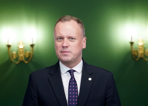 Эдгар Таварс, руководитель фракции "Объединенный список" в Сейме.