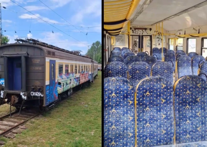 ВИДЕО: благодаря бесхозяйственности и вандалам старые электрички в Риге превращаются в хлам прямо на глазах