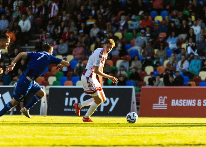 Bruno Melnis atzīts par futbola virslīgas otrā apļa labāko jauno spēlētāju