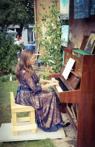 Pianiste Helēna Laukmane. Publicitātes foto