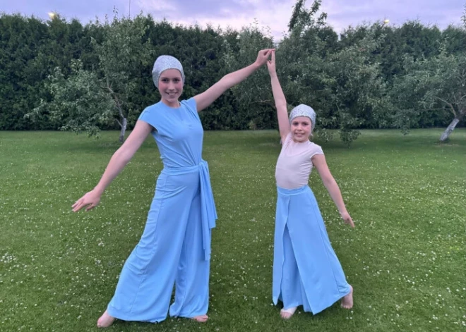 "Kastaņa puslodes" dejotāju rindās arī amerikāņu māsas no Ādažiem: "Piedalīties šādos svētkos ir vareni!"