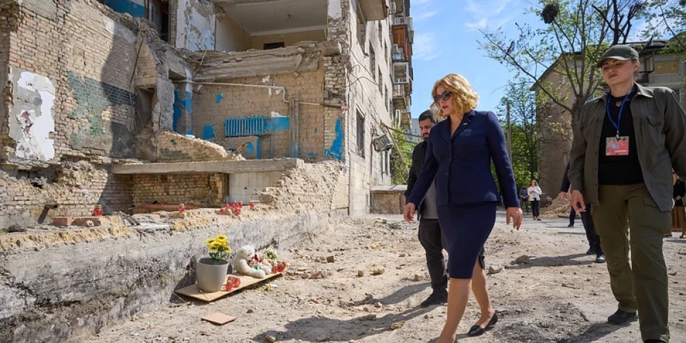 Эвика Силиня в Украине.