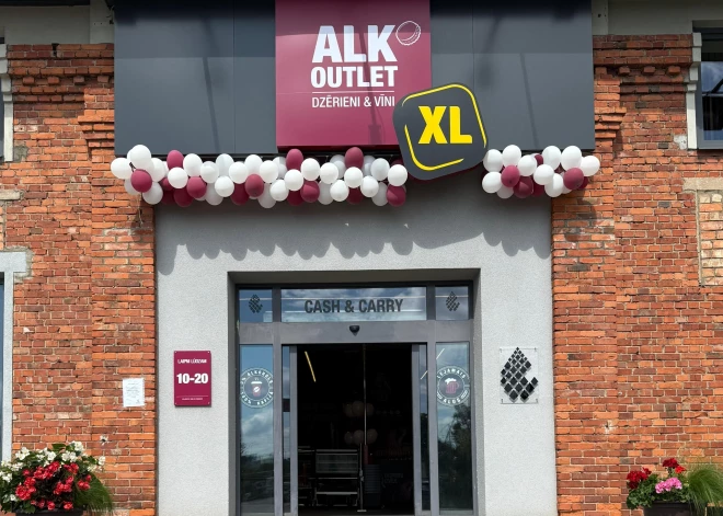 В Риге открылся крупнейший магазин AlkOutlet в Латвии: инвестировано 250 000 евро