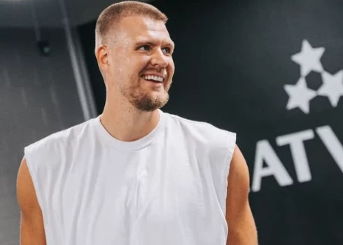 Kristaps Porziņģis gatavojas Eiropas čempionātam (ekrānuzņēmums no "Instagram")