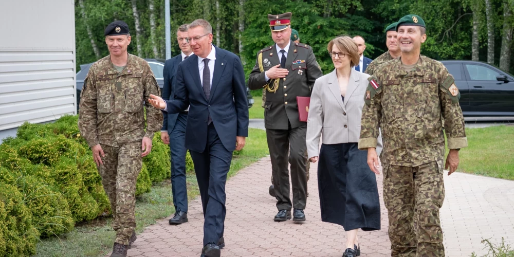 Speciālo operāciju pavēlniecības komandiera maiņas ceremonija (foto: Aizsardzības ministrija)