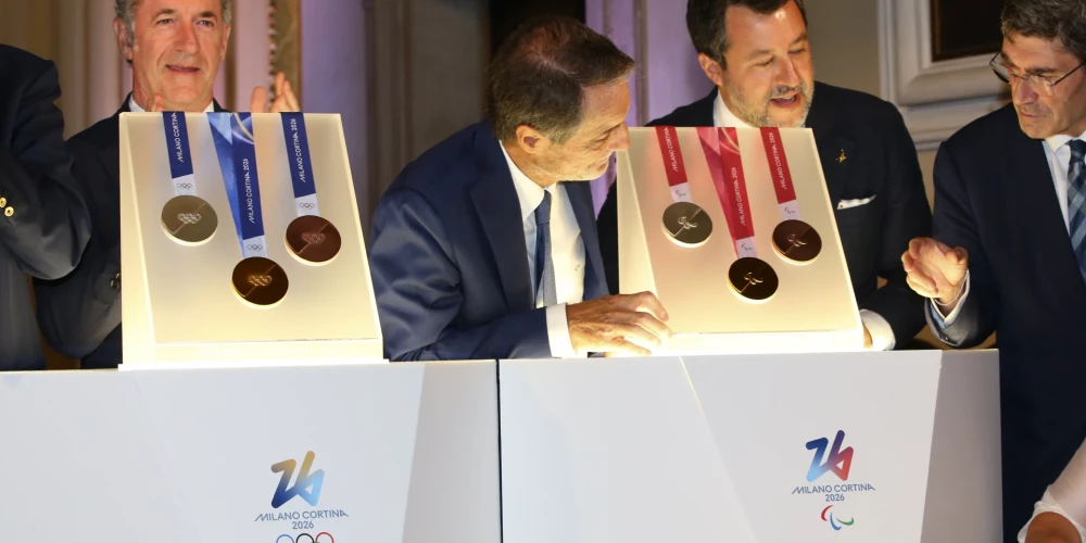 15. jūlijā Venēcijā tika prezentēts 2026.gada olimpisko un paralimpisko spēļu godalgu dizains