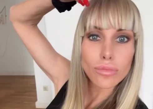 Olga Kambala pārsteidz ar jaunu frizūru.