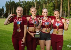 Pēc četru gadu pārtraukuma Latvijas izlase uzvar Baltijas U18 čempionātā vieglatlētikā