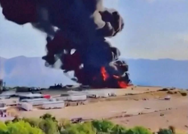 Kurdistānā trīs naftas laukos eksplodējuši droni