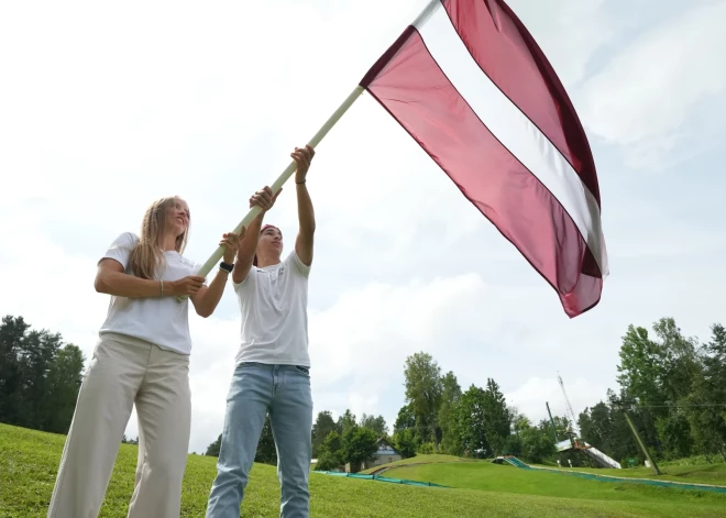 FOTO: Latvija uz Eiropas Jaunatnes olimpisko festivālu dosies ar visu laiku lielāko delegāciju