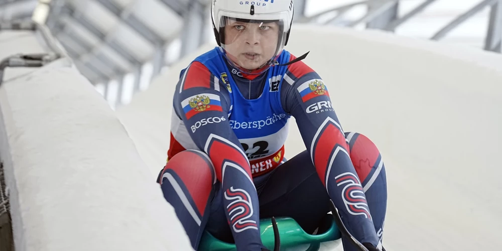 Viena no Krievijas kamaniņu sporta lielākajām zvaigznēm Viktorija Demčenko.