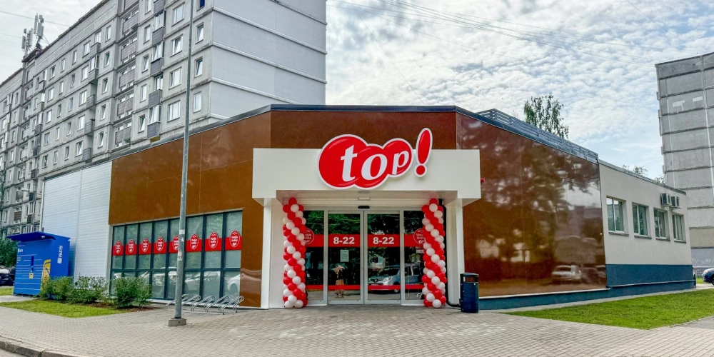 17 июля в Риге, на улице Паула Лейиня, 8, открылся новый продуктовый магазин top!.