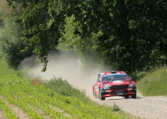  Mārtiņa Seska ekipāža Igaunijas rallija pirmajā ātrumposmā finišē ārpus "Rally1" klases pirmā desmitnieka