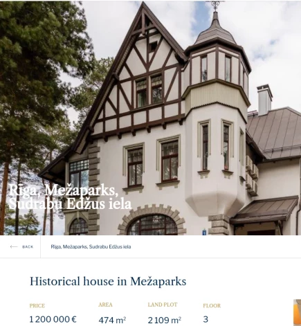 Nekustamo īpašumu izsolītājs “Latvia Sotheby’s International Realty” piedāvā iegādāties namu, kurā vēl pavisam nesen saimniekoja Krievijas gāzes kompānija “Gazprom”.