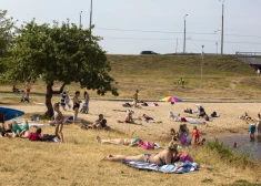 Настоящий купальный сезон начался - температура воды в водоемах Риги превысила +20 градусов