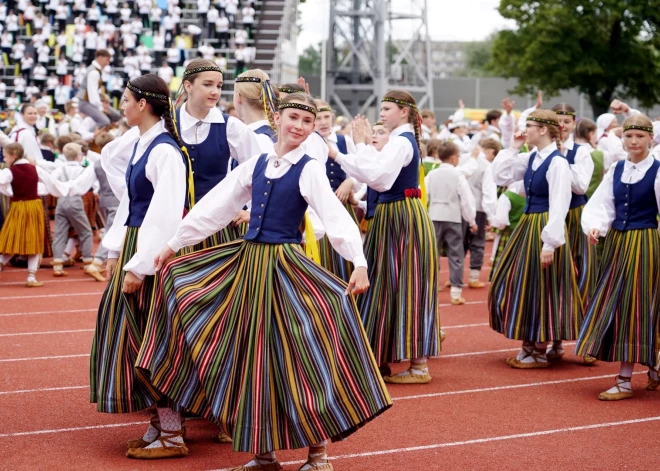 Kultūras ministre Dziesmu un deju svētku padomē rosinās diskusiju par Daugavas stadionu