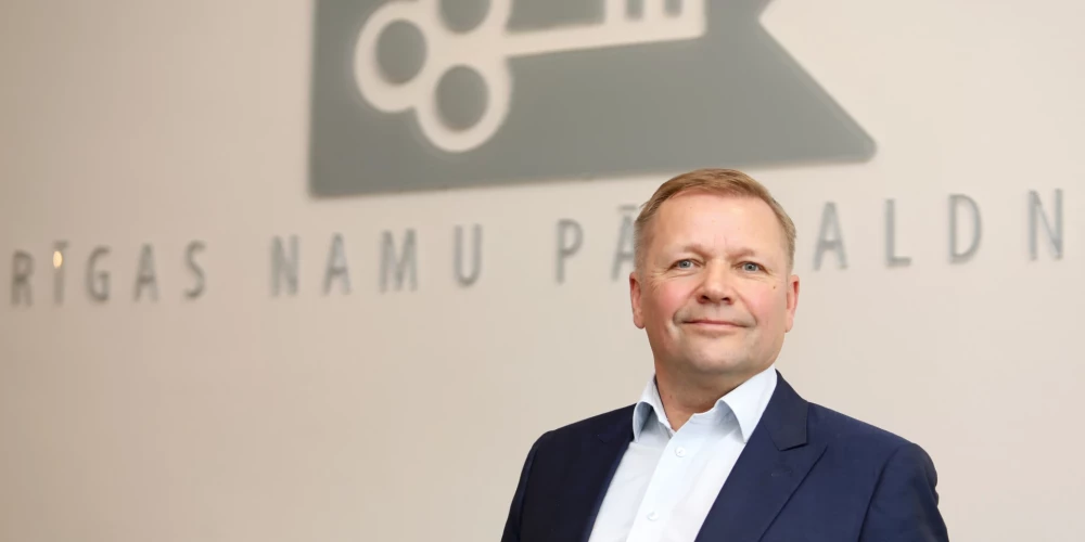 SIA "Rīgas namu pārvaldnieks" valdes priekšsēdētājs Māris Ozoliņš.