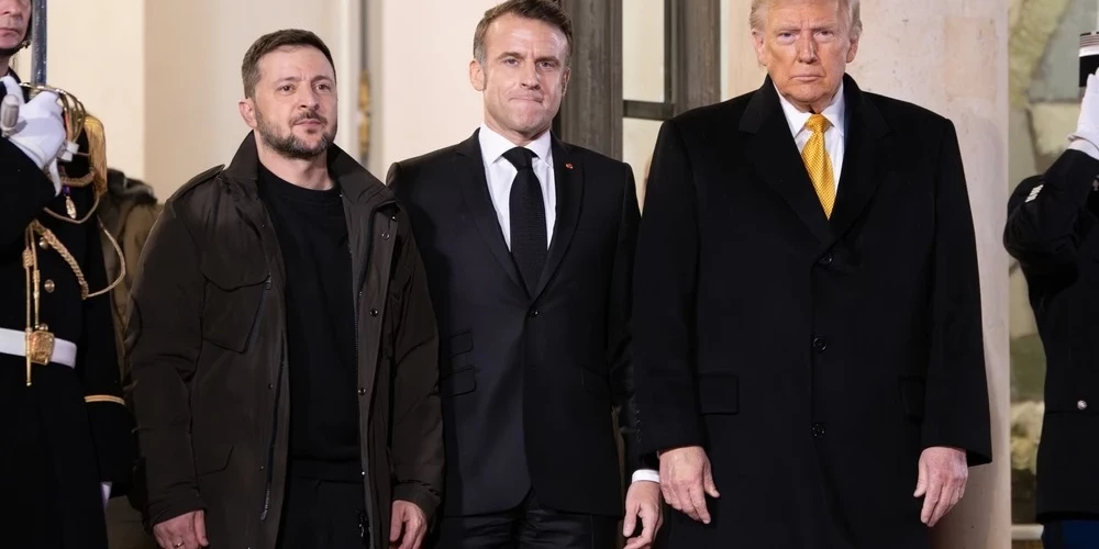 Макрону удалось помирить Трампа и Зеленского.