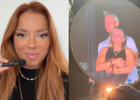 Populārā kļuvusi arī sieviete, kas iemūžinājusi virālo video.