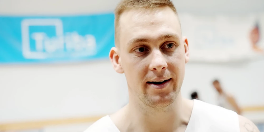 Latvijas vīriešu 3x3 basketbola izlases spēlētājs Kārlis Lasmanis.