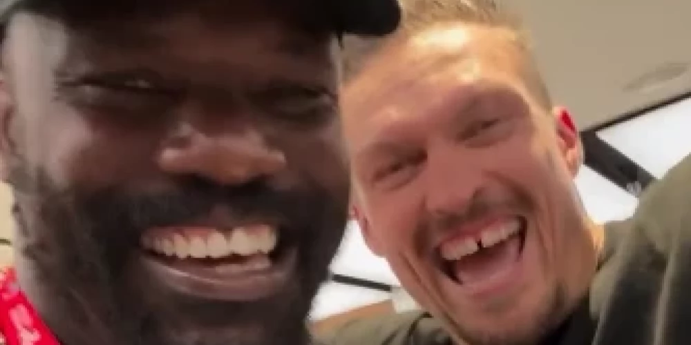 Dereks Čisora un Oleksandrs Usiks (ekrānuzņēmums no video)
