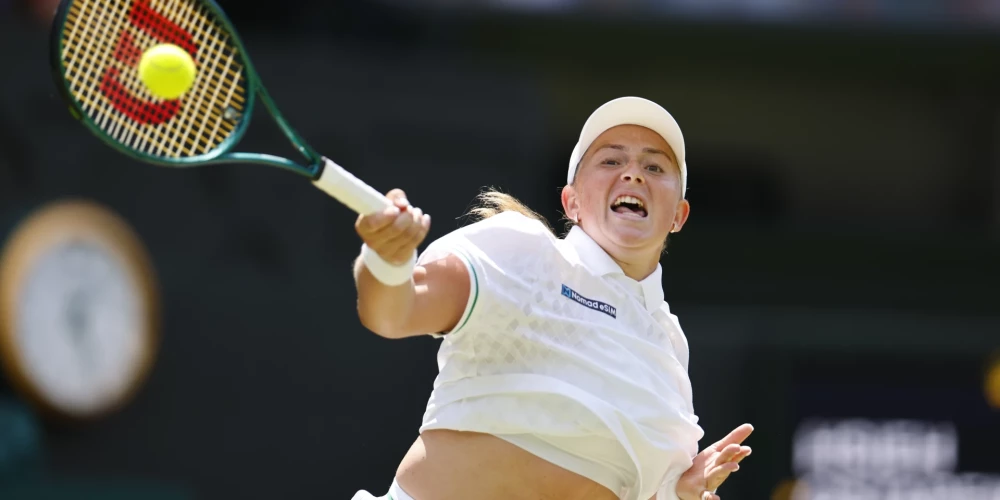 Latvijas tenisa pirmā rakete Aļona Ostapenko.