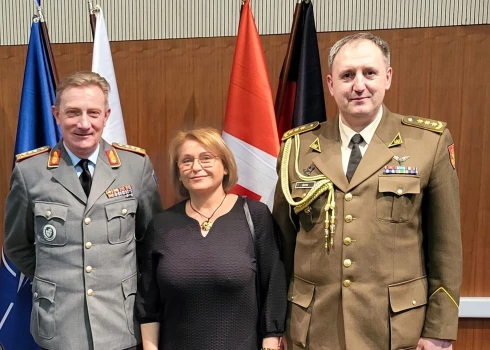 Audrone Markevičiene (vidū) kopš 2023.gada augusta ir Lietuvas pilnvarotā lietvede Polijā.