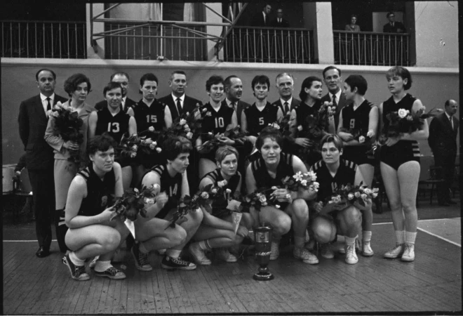 TTT komanda 1969. gadā. (Foto: Sporta muzejs un Valsts Kinofotofonodokumentu arhīvs, Vladimirs Nikolajevs, Zigurds Mežavilks)