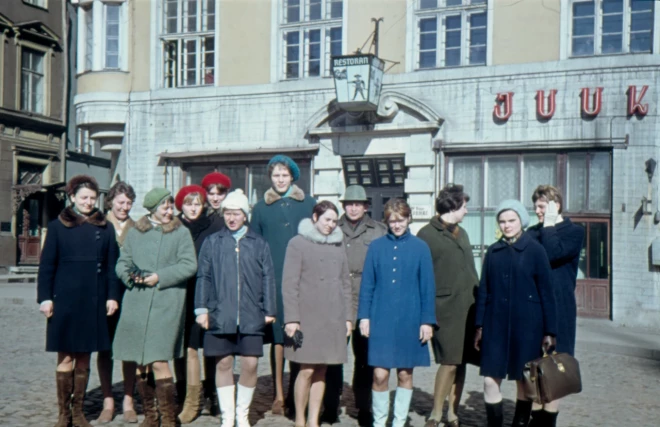 TTT komanda 1969. gadā Tallinā. Uļu var viegli saskatīt... (Foto: Sporta muzejs un Valsts Kinofotofonodokumentu arhīvs, Vladimirs Nikolajevs, Zigurds Mežavilks)