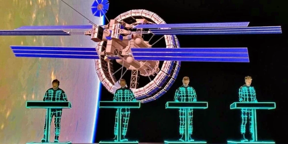 "Kraftwerk" koncertā.
