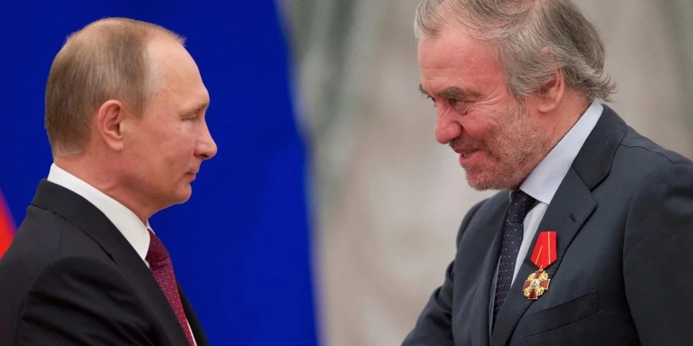 Krievijas diktators Vladimirs Putins un diriģents Valērijs Gergijevs