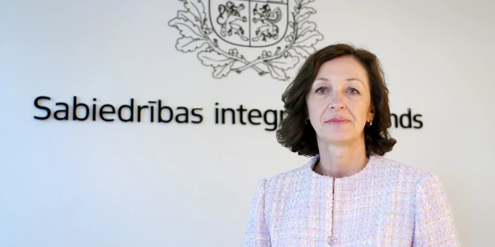 Sabiedrības integrācijas fonda sekretariāta direktore Inese Kalvāne.