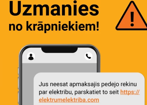 Tiek izsūtītas maldinošas īsziņas, aicinot klientus atvērt saiti, lai izkrāptu klientu finanšu informāciju.