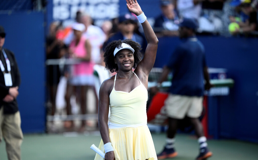 VIDEO: Bijusī ranga līdere Venusa Viljamsa 45 gadu vecumā atgriežas profesionālajā tenisā