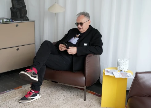 Mākslas kolekcionārs un mecenāts Jānis Zuzāns.