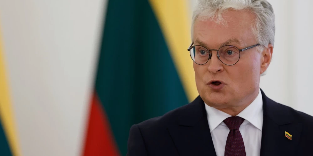 Lietuvas prezidents Gitans Nausēda. 