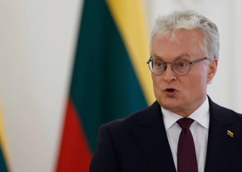 Lietuvas prezidents Gitans Nausēda. 