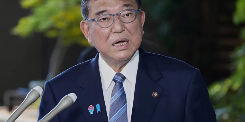 Japānas premjerministrs Sigeru Isiba.