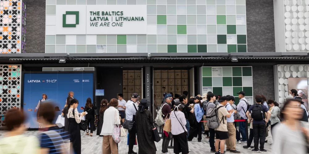 Baltijas paviljonu "Expo" Japānā apmeklējuši jau 500 000 interesentu.
