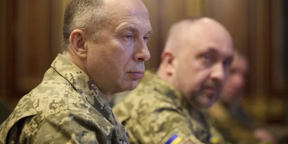 Ukrainas armijas virspavēlnieks Oleksandrs Sirskis. 