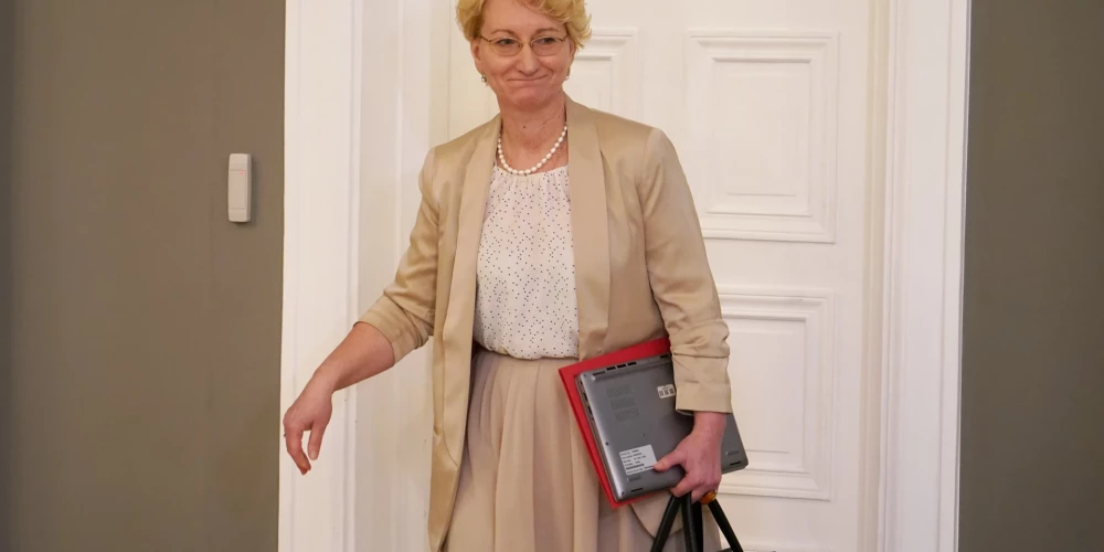 Izglītības un zinātnes ministre Dace Melbārde. 