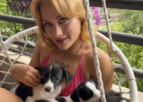 "OnlyFans" modele Marija Kovaļčuka.
